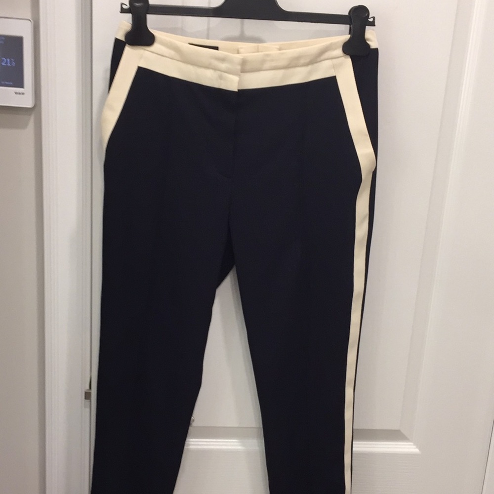 Escada tuxedo stripe pant